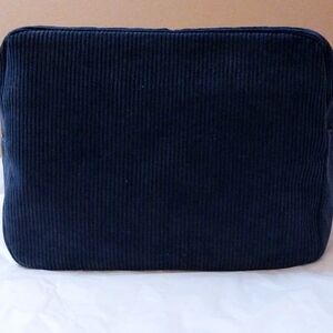 Stylish Black Corduroy Men's Bag